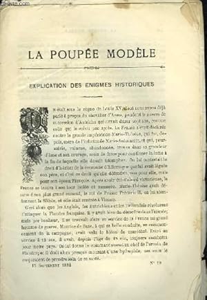 Seller image for La Poupe Modle. N 10 - 19me anne. for sale by Le-Livre