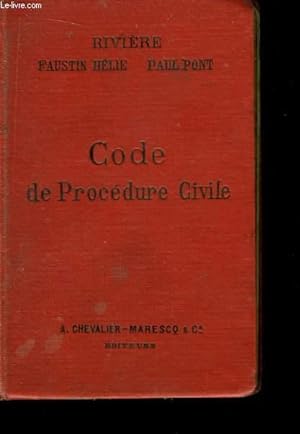 Bild des Verkufers fr Code de Procdure Civile, annot des arrts de la Cour de Cassation. zum Verkauf von Le-Livre