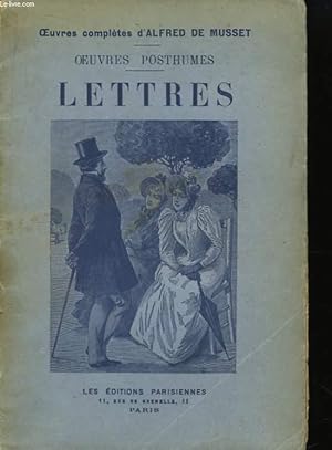 Image du vendeur pour Oeuvres Posthumes. Lettres. mis en vente par Le-Livre