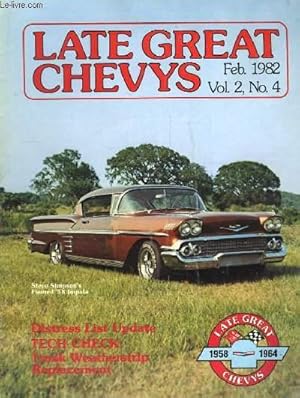 Imagen del vendedor de Late Great Chevys. Vol. 2, N4 a la venta por Le-Livre