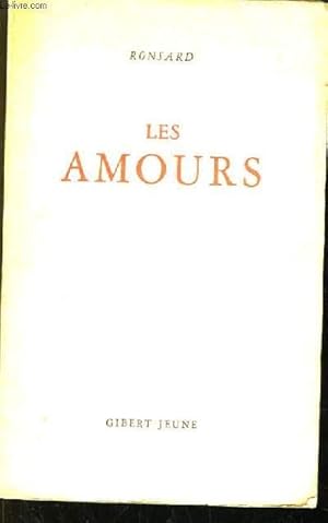 Bild des Verkufers fr Les Amours zum Verkauf von Le-Livre
