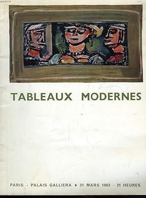 Seller image for Catalogue de Vente aux Enchres publiques, de Tableaux Modernes, d'Aquarelles, de Dessins et de Gouaches. for sale by Le-Livre