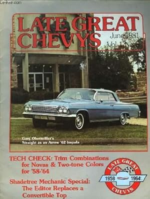 Seller image for Late Great Chevys. Vol.1, N8 for sale by Le-Livre