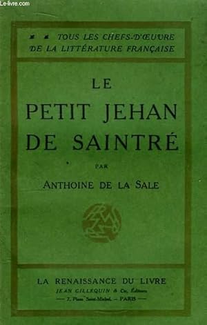 Image du vendeur pour Le Petit Jehan de Saintr. mis en vente par Le-Livre