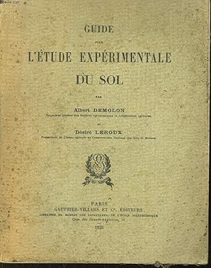 Seller image for Guide pour l'Etude Exprimentale du Sol. for sale by Le-Livre