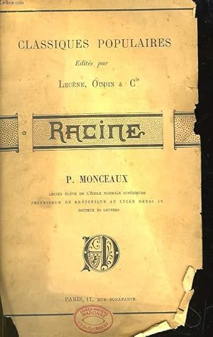 Imagen del vendedor de Racine a la venta por Le-Livre