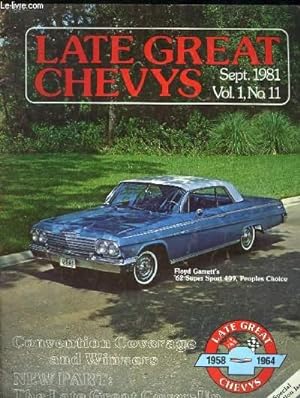 Seller image for Late Great Chevys. Vol.1, N11 for sale by Le-Livre
