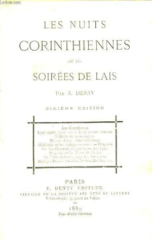 Bild des Verkufers fr Les nuits corinthiennes ou les soires de Las zum Verkauf von Le-Livre