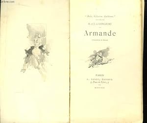 Bild des Verkufers fr Armande. zum Verkauf von Le-Livre