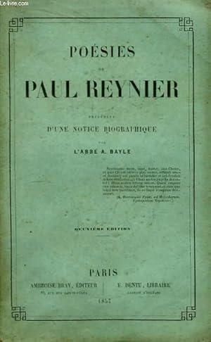 Seller image for Posies de Paul Reynier for sale by Le-Livre