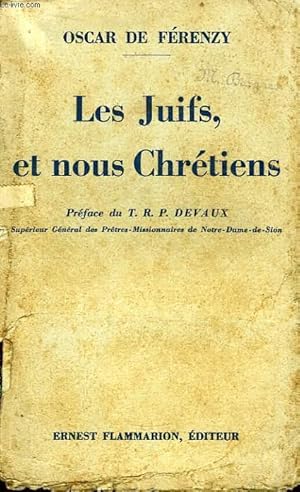 Seller image for Les Juifs, et nous Chrtiens. for sale by Le-Livre