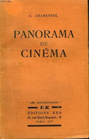 Imagen del vendedor de Panorama du Cinma. a la venta por Le-Livre