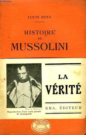 Seller image for Histoire de Mussolini. for sale by Le-Livre