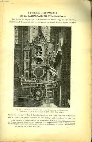 Bild des Verkufers fr L'Astronomie, Mars 1921 - 35me anne. Revue Mensuelle d'Astronomie, de Mtorologie et de Physique du Globe. zum Verkauf von Le-Livre