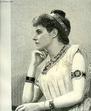 Portrait de Rose Caron, extrait du journal hebdomadaire "Paris illustré n°64"