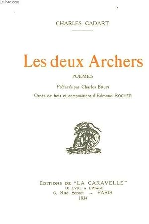 Imagen del vendedor de Les deux Archers. a la venta por Le-Livre