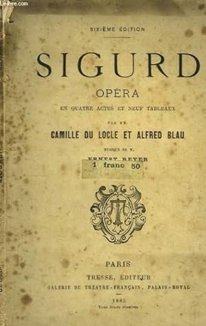 Bild des Verkufers fr Sigurd. zum Verkauf von Le-Livre