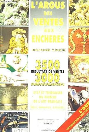 Image du vendeur pour L'Argus des Ventes aux Enchres. Edition 1993 mis en vente par Le-Livre