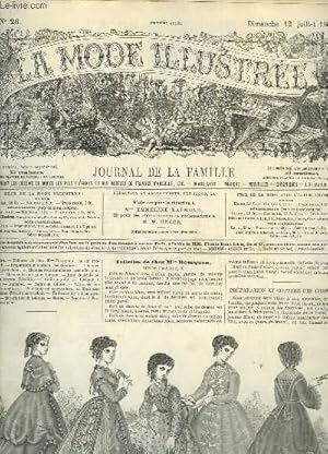 Bild des Verkufers fr La Mode Illustre. Journal de la Famille. Livraison N28 - 9me anne : Toilettes de Mme Rossignon. zum Verkauf von Le-Livre