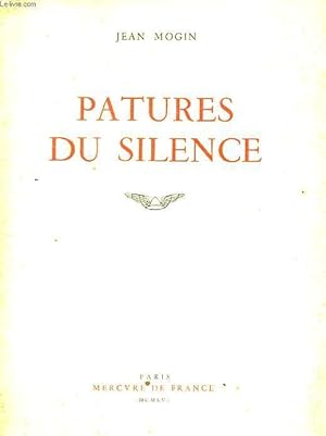 Imagen del vendedor de Patures du Silence. a la venta por Le-Livre