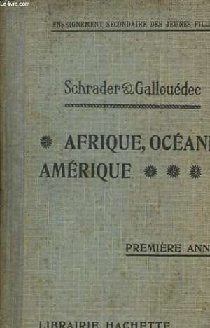 Bild des Verkufers fr Afrique, Ocanie. Amrique. 1re anne. zum Verkauf von Le-Livre