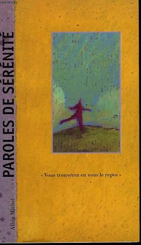 Bild des Verkufers fr Paroles de Srnit. zum Verkauf von Le-Livre
