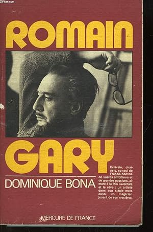 Imagen del vendedor de Romain Gary. a la venta por Le-Livre