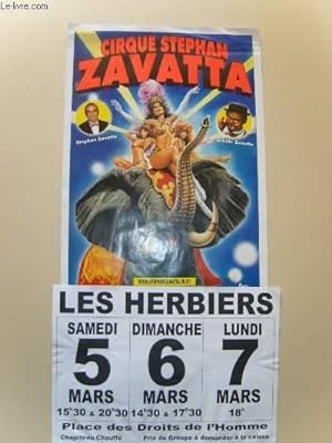 Cirque Stephan Zavatta. 5, 6 et 7 avril - Les Herbiers