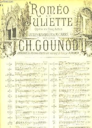 Bild des Verkufers fr Romo et Juliette. N4 : Ariette, pour Soprano. zum Verkauf von Le-Livre