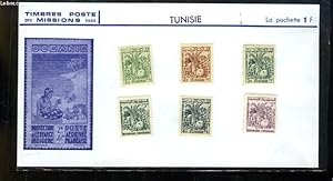 Seller image for Collection de 6 timbres-poste neufs, de Tunisie. for sale by Le-Livre
