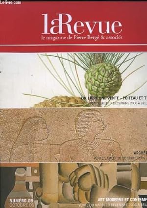 Bild des Verkufers fr La Revue, le magazine de Pierre Berg & Associs N9 zum Verkauf von Le-Livre