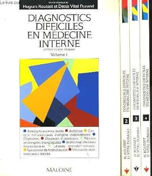 Imagen del vendedor de Diagnostics difficiles en mdecine interne. En 4 volumes. a la venta por Le-Livre