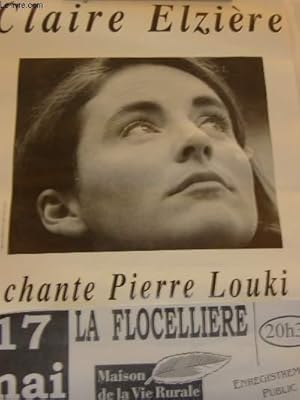 Claire Elzière chante Pierre Loki. Répresentation à la Flocelliere, Maison de la Vie Rurale du Pa...