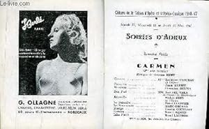 Seller image for Programme Officiel du Grand Thtre de Bordeaux : Soire d'Adieux. Carmen (2eme acte complet), La Flamenca, for sale by Le-Livre