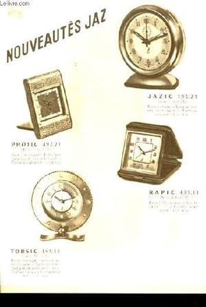 Imagen del vendedor de Brochure publicitaire des Horloges JAZ a la venta por Le-Livre