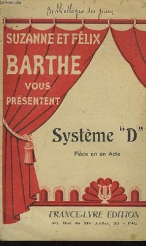 Seller image for Systme "D". Pice en 1 acte. for sale by Le-Livre