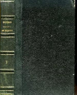 Image du vendeur pour Collection Complte des Oeuvres de l'Abb de Mably. TOME 7. Contenant le Droit Public de l'Europe, fond sur les Traits. mis en vente par Le-Livre