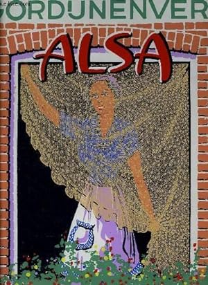 Planche publicitaire originale, peinte en couleurs "Alsa Gordunenverf".