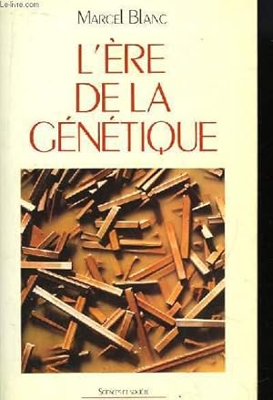 Seller image for L'Ere de la Gntique. for sale by Le-Livre