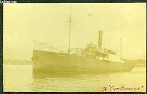 1 Photographie originale albuminée, en noir et blanc, d'un souvenir de voyage du bateau à vapeur ...