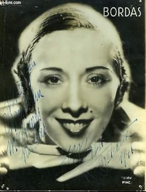Photographie en noir et blanc, autographée par Marcelle Bordas