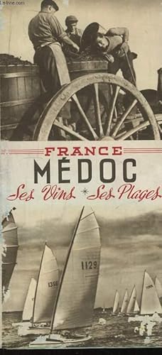 Seller image for Brochure "France Mdoc. Les vins - Les plages." for sale by Le-Livre