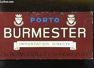 Panneau Publicitaire "Porto Burmester - Importation Directe" 1750 - 1950.