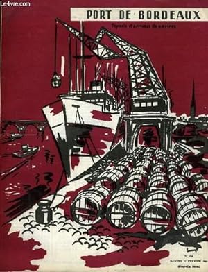 Seller image for Ports de Bordeaux. Dpart et Arrives de navires, Bulletin N258 (Nouvelle Srie) for sale by Le-Livre