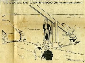 Bild des Verkufers fr Caricature d'Hitler " La leve de l'Embatgo (film amricain) , extraite du journal " La Victoire " N8003 - 28me anne. zum Verkauf von Le-Livre