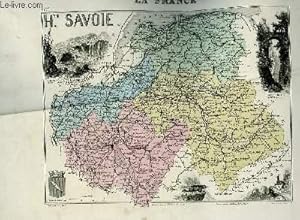 Bild des Verkufers fr 1 carte grave en couleurs de la Haute-Savoie - N71 Ter. zum Verkauf von Le-Livre