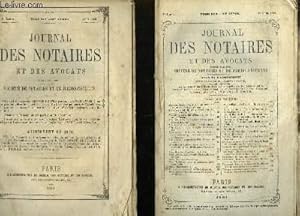 Seller image for Lot de 4 " Journal des Notaires et des Avocats" . Cahiers N4 , TOME XCVI - 53e anne et N 1, 2 et 3, TOME XCII, 54e anne. for sale by Le-Livre