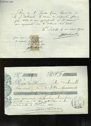 Dossier de Liquidation de Mr. Dubreuilh, négociant à La Rochelle. Provenant des Archives d'un Arm...