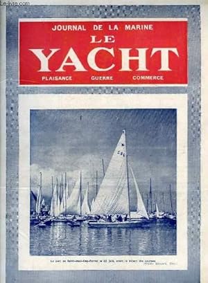 Seller image for Journal de la Marine, Le Yacht. N3058 - 70e anne : Le port de Saint-Jean-Cap-Ferrat - La Gnse du Sous-Marin, par Bernay - Cormorans et Mouettes, par Mouly - Les restrictions du Caneton - Yachting  Jersey, par Buret . for sale by Le-Livre