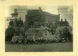 Une photographie originale, d'un Régiment Militaire à Jarnac, le 20 février 1914